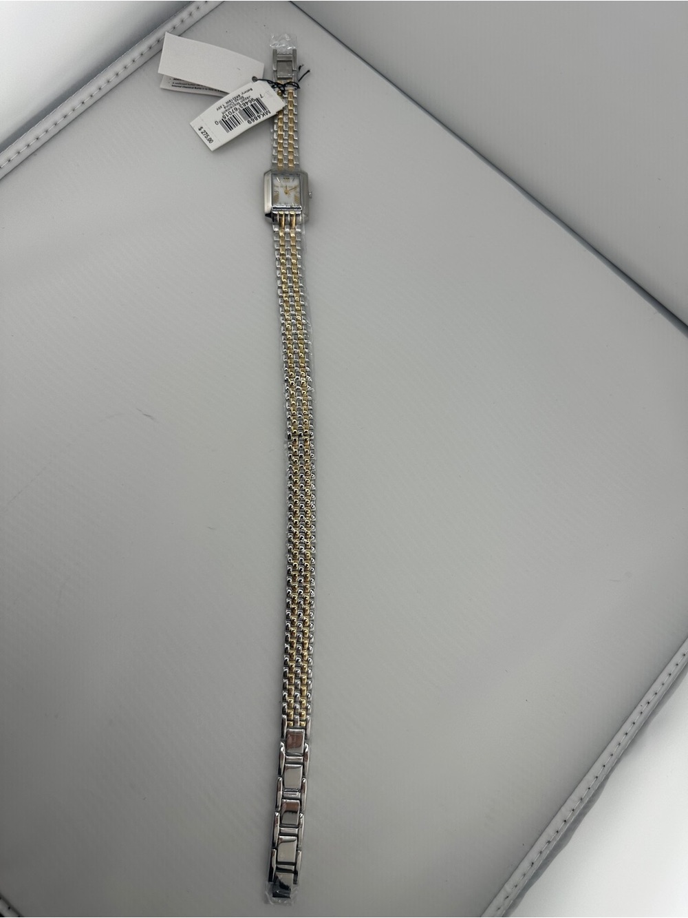 Luxury Michael Kors Two-Tone Gold and Silver Wrap Watch - Picture 5 of 8